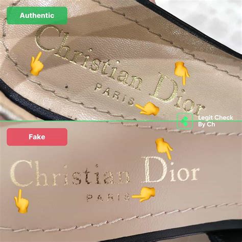 fake dior sneakers vs real|authentic dior heels.